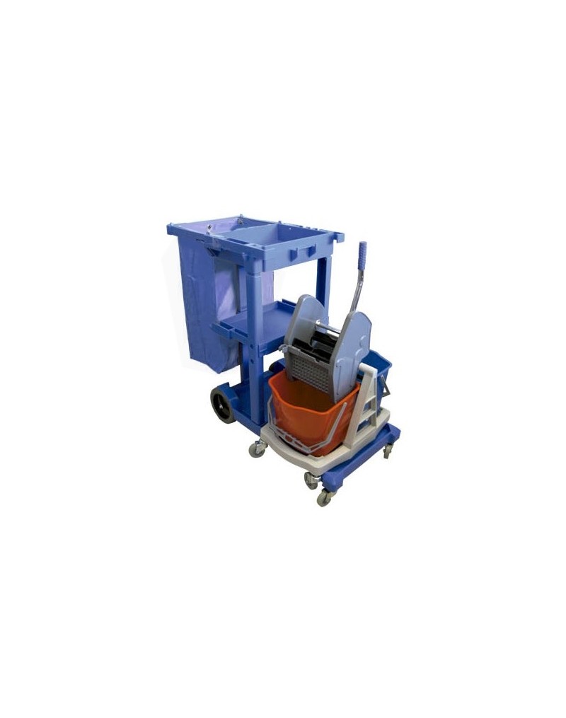 04273 CARRO RUBBY + CARRO DOBLE (2X18 LITROS) COMPLETO