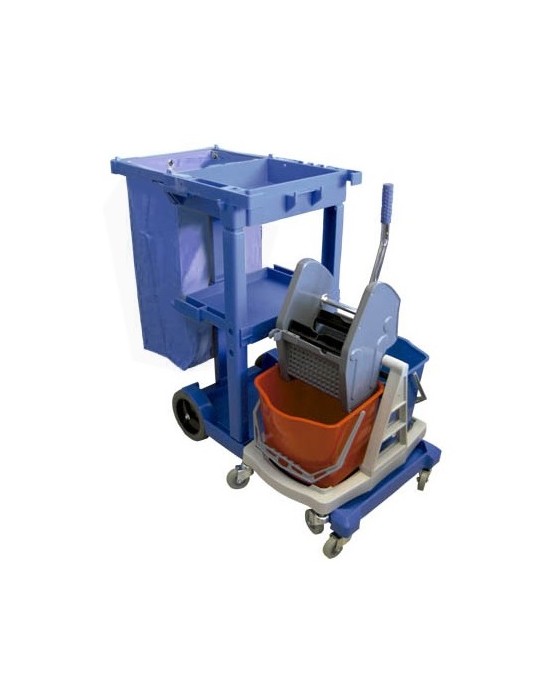 04273 CARRO RUBBY + CARRO DOBLE (2X18 LITROS) COMPLETO