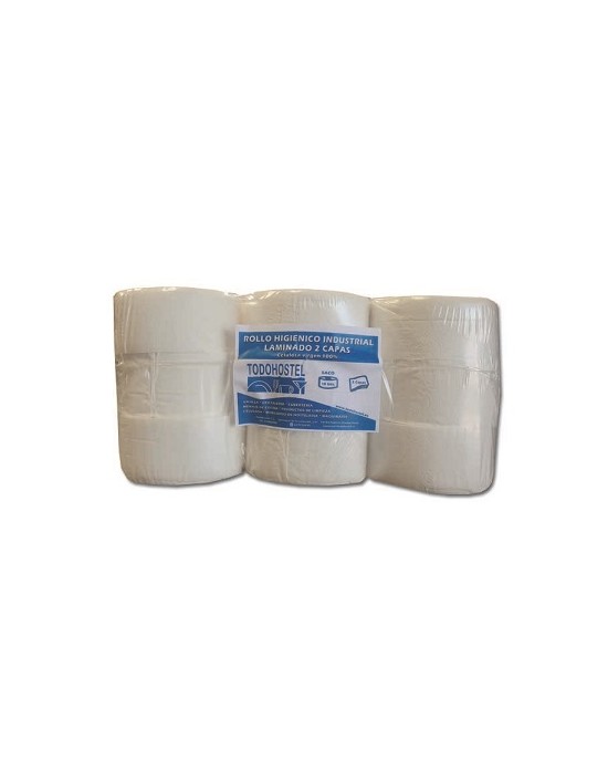 ROLLO HIGIENICO INDUSTRIAL 45 MM. CELULOSA 330 GRS.
