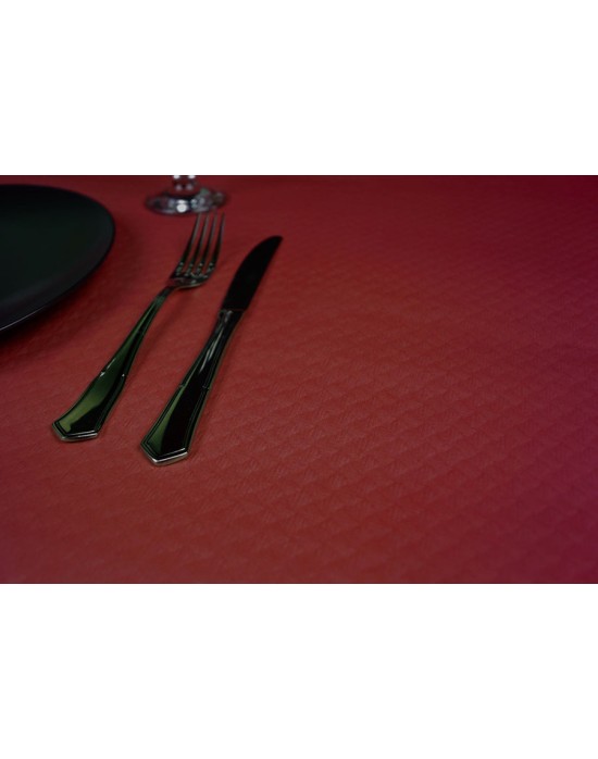 MANTEL 100X100 40 GRS. FONDO BURDEOS P/100