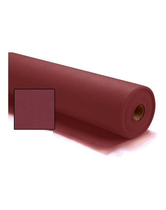 ROLLO DE MANTEL 1,20X50 MTS. TNT BURDEOS PRECORTADO