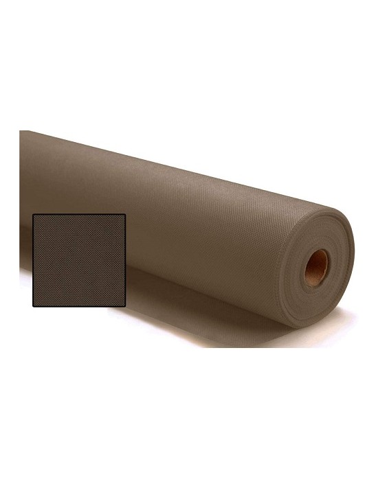 ROLLO DE MANTEL 1,20X50 MTS. TNT MARRON PRECORTADO