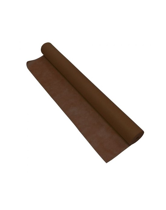 ROLLO DE MANTEL 1,20X50 MTS. TNT MARRON PRECORTADO