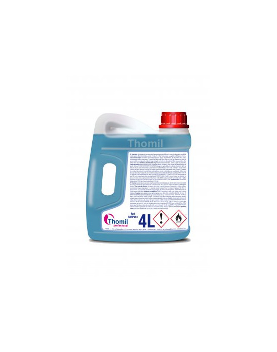 GARRAFA BACTEROMIL GEL ALCOHOLICO DESINFECTANTE 4 L.