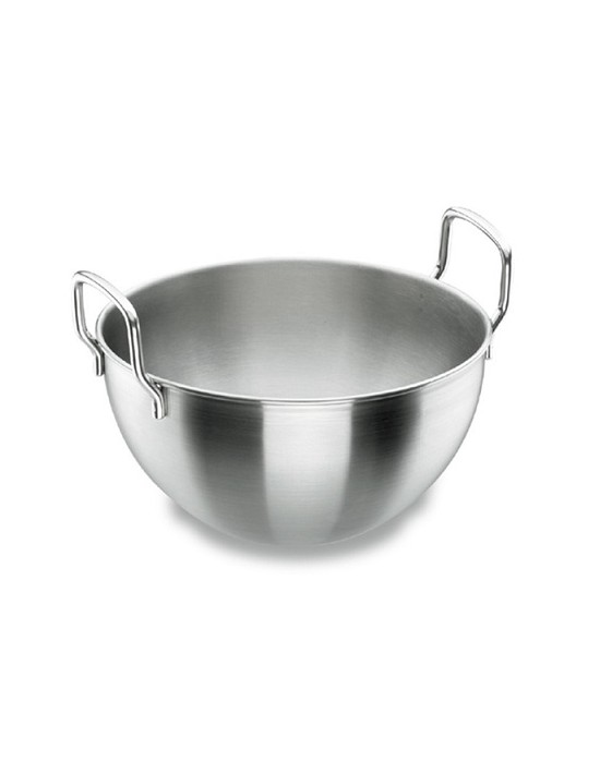 50333 CALDERO SEMIESFERICO CON ASAS 32 CM. INOX