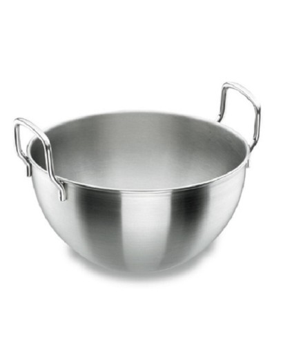 50337 CALDERO SEMIESFERICO CON ASA 36 CM. INOX