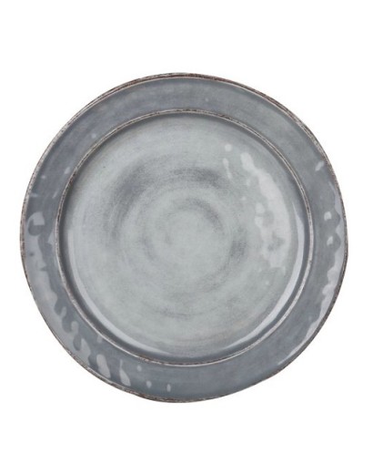 P22834 PLATO LLANO 22 CM. GRIS COLORS MELAMINA