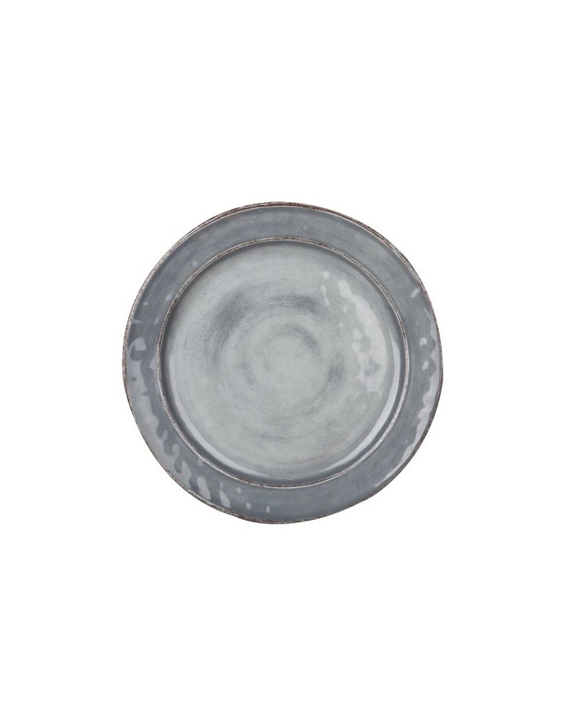 P22834 PLATO LLANO 22 CM. GRIS COLORS MELAMINA