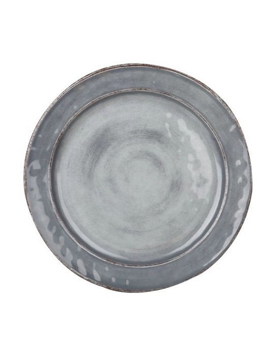 P22834 PLATO LLANO 22 CM. GRIS COLORS MELAMINA