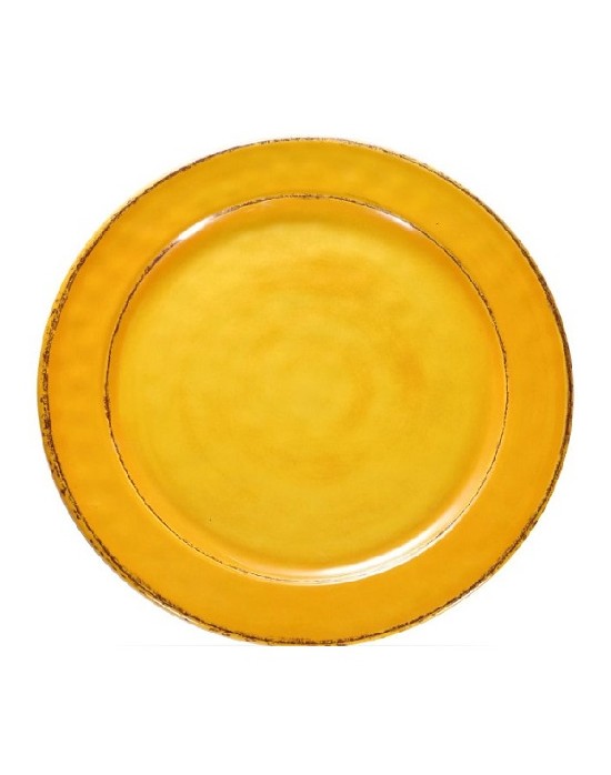 P22839 PLATO PRESENTACION 28 CM. NARANJA COLORS MELAMINA