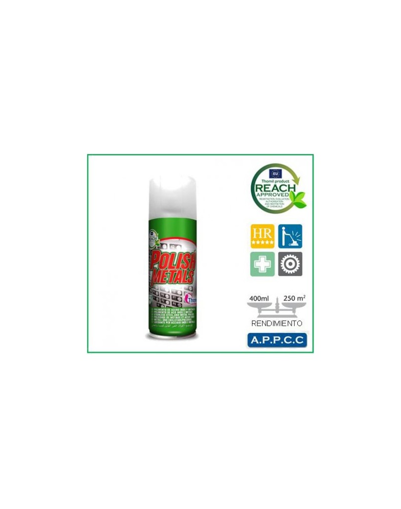 AEROSOL POLISH METAL&INOX 400ML.