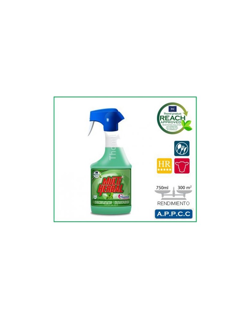 PULVERIZADOR MULTI HERBAL 750 ML. (HIGIENIZANTE)