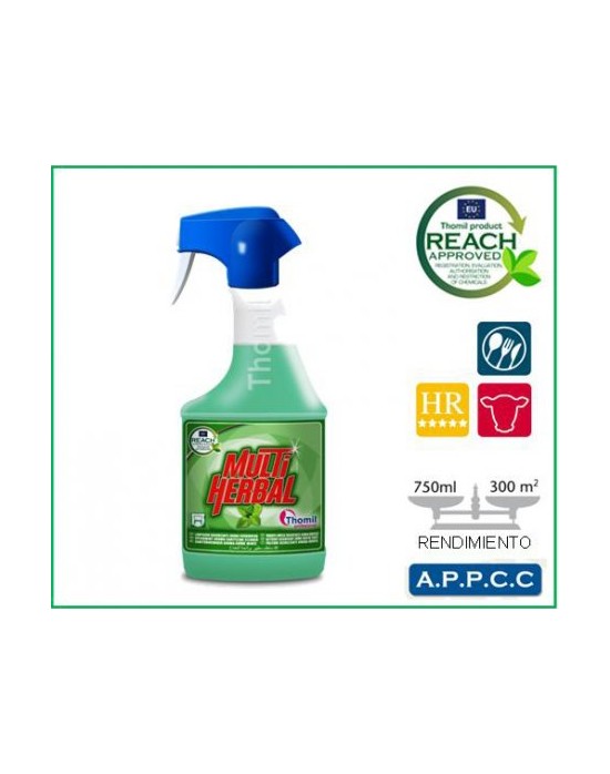 PULVERIZADOR MULTI HERBAL 750 ML. (HIGIENIZANTE)