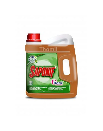 GARRAFA LIMPIADOR MADERA SAPONIF 4 L. (JABONOSO)