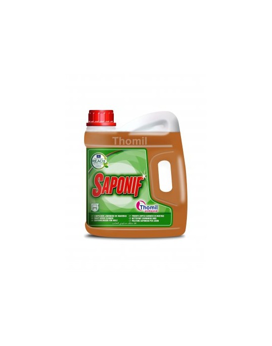 GARRAFA LIMPIADOR MADERA SAPONIF 4 L. (JABONOSO)