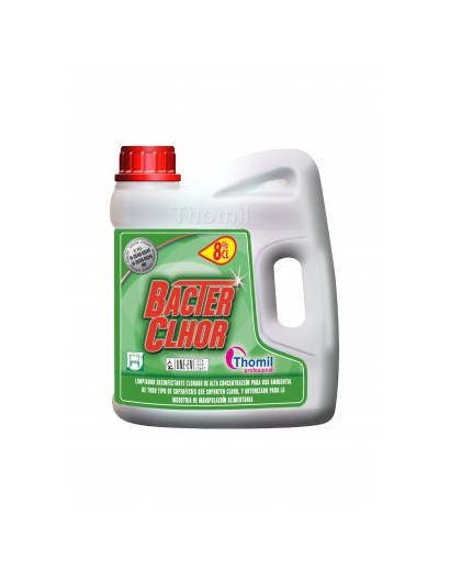 GARRAFA BACTER CLHOR GEL DESINFECTANTE 4 KG.