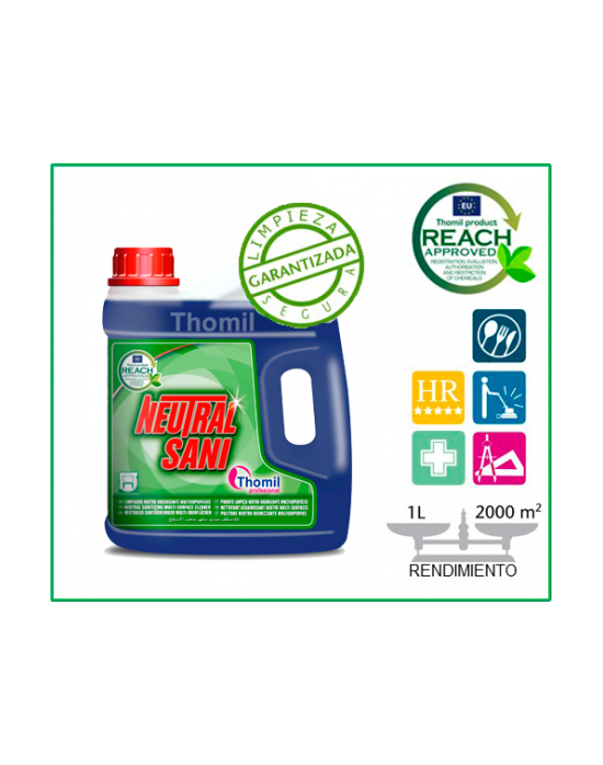 GARRAFA NEUTRAL SANI 4 L. (HIGIENIZANTE)