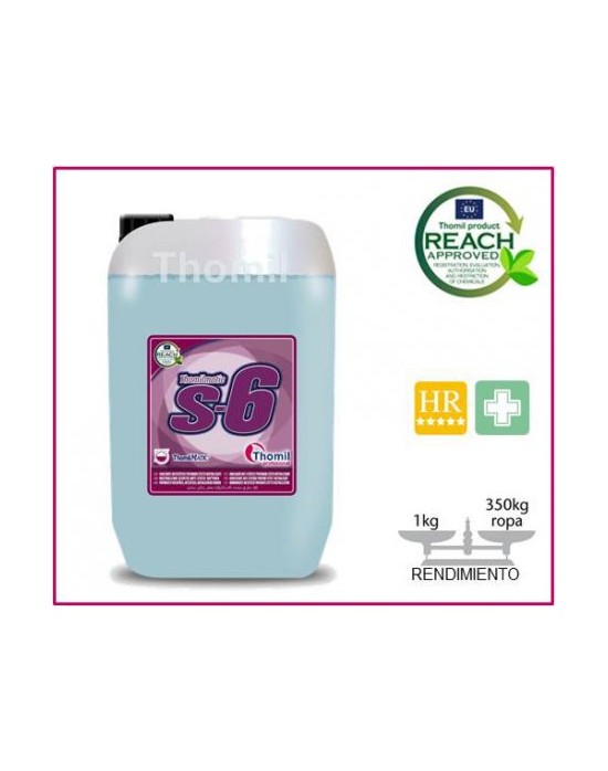 GARRAFA SUAVIZANTE 20 KG. S-6