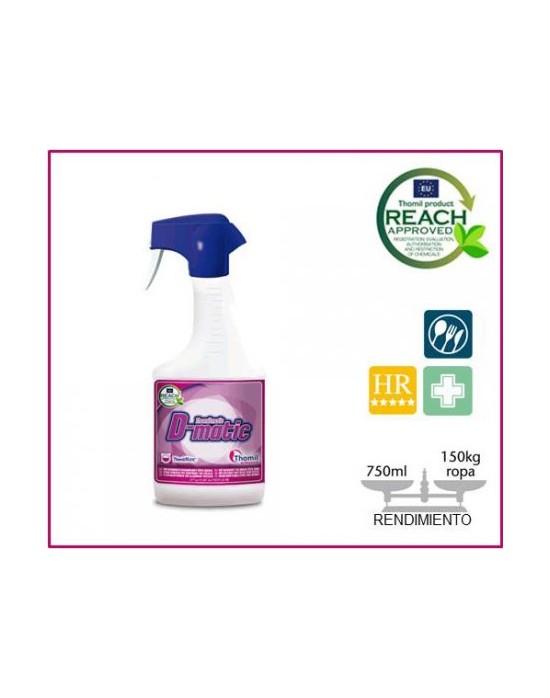 PULVERIZADOR DESMANCHANTE D-MATIC 750 ML.