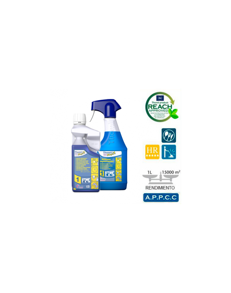 THOMILMAGIC DOSE Nº 1 STARTER KIT LIMPIACRISTALES ( 2 L. + 4 PULVERIZADORES)