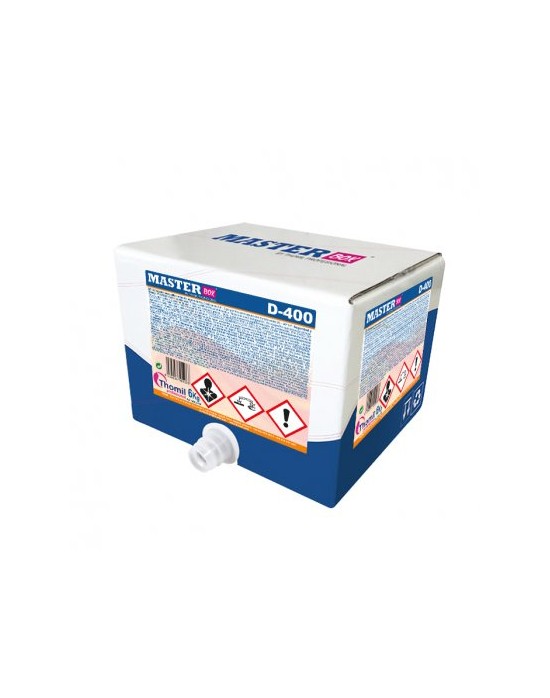 MASTER-BOX D-400 DETERGENTE LAVAVAJILLAS AGUAS DURAS 6 KG.