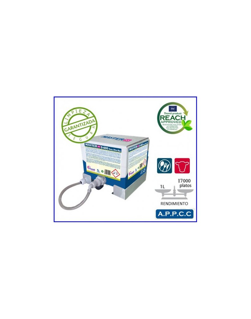 MASTER-BOX D-600 KONY ULTRA BAC DETERGENTE CONCENTRADO 5 L. MBLM 600