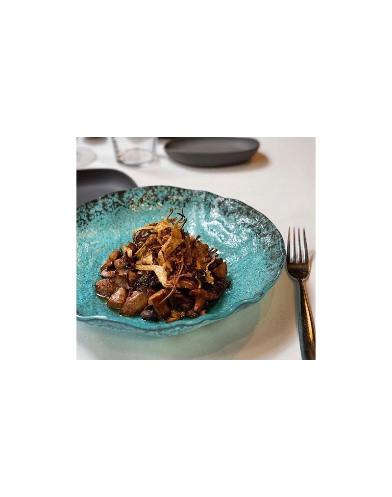 P605034C BOL MURANO TURQUESA 20X6 CM.