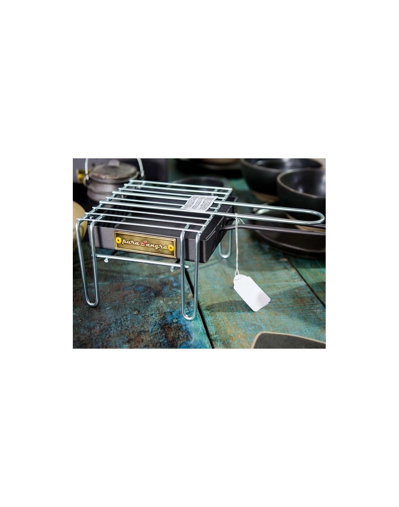 P279005 PARRILLA SOBREMESA ZINCADA 16X16X12 CM.