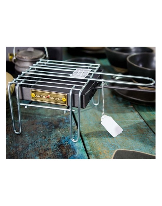 P279005 PARRILLA SOBREMESA ZINCADA 16X16X12 CM.