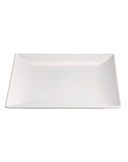 B2765 PLATO LLANO MINGII BLANCO 26X26 CM.