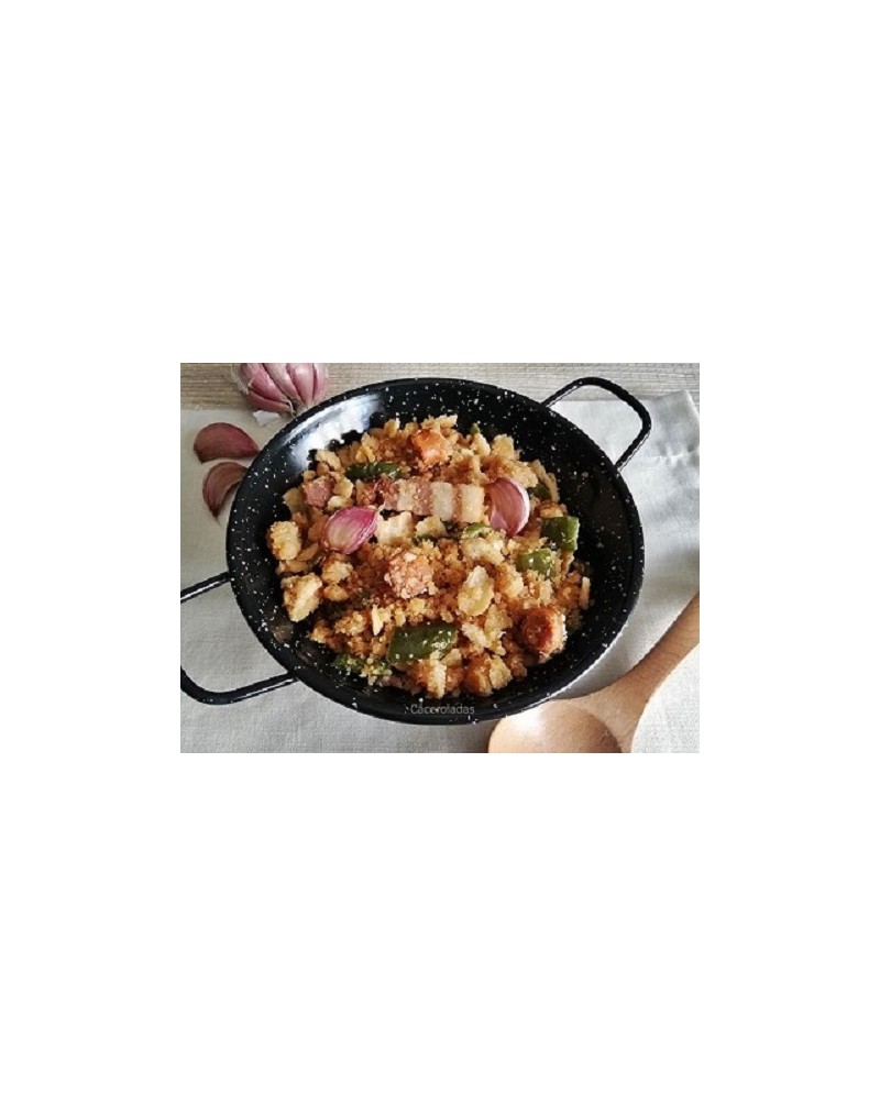 SARTEN 2 ASAS 18 CM. HONDA VITRIFICADA