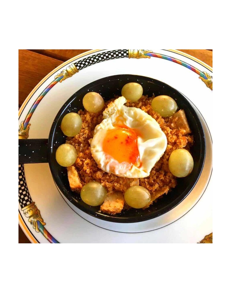 SARTEN CON MANGO 16 CM. HONDA VITRIFICADA