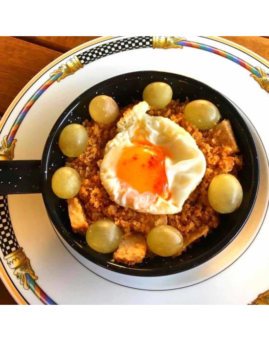 SARTEN CON MANGO 16 CM. HONDA VITRIFICADA