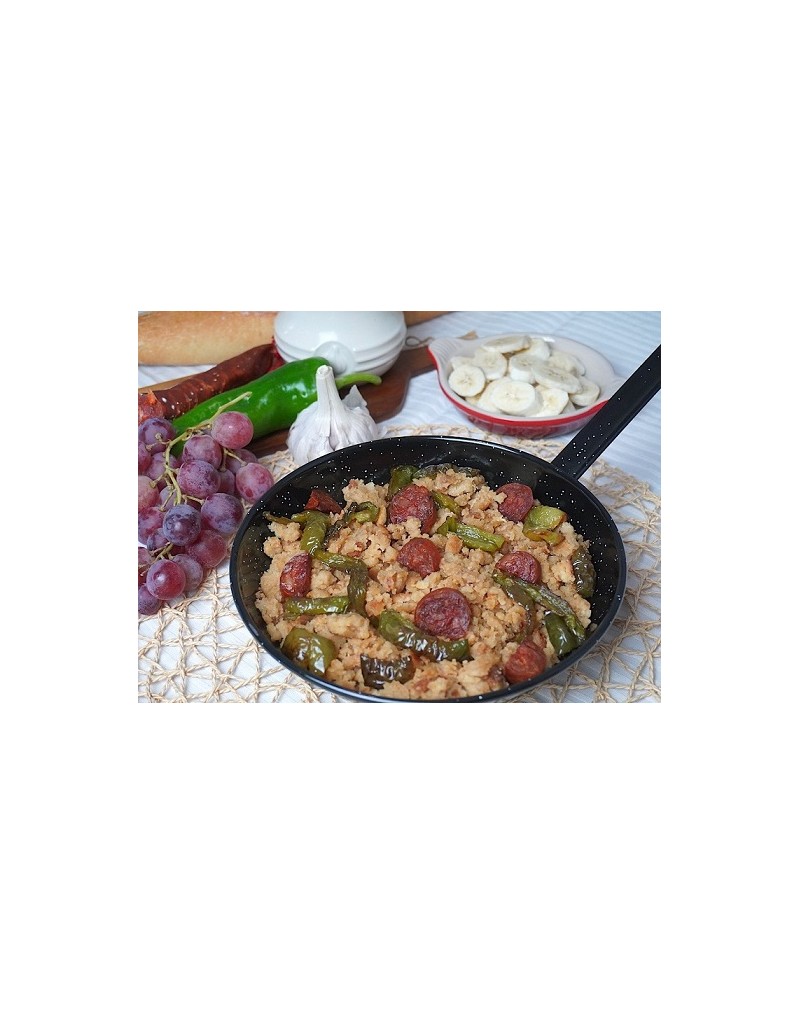 SARTEN CON MANGO 20 CM. HONDA VITRIFICADA