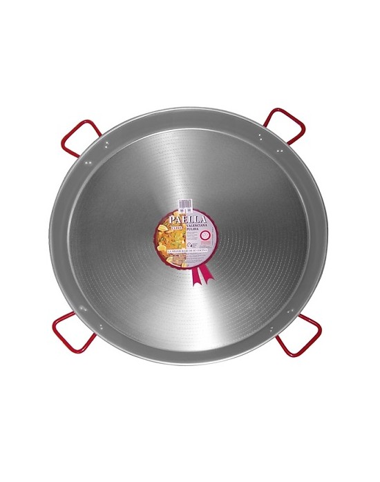 PAELLERA PULIDA 90 CM. 50 RACIONES
