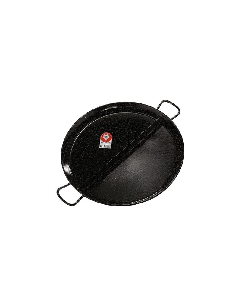 PAELLERA MULTIGUSTO VITRIFICADA 50 CM. 2 PARTES RF. 81250
