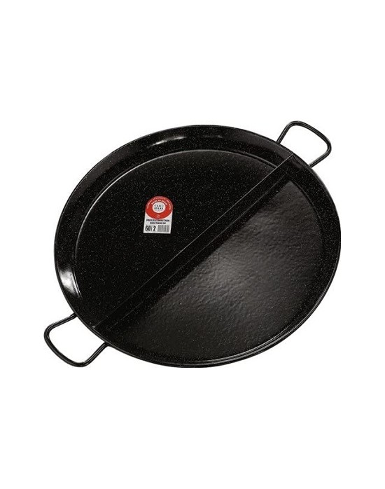 PAELLERA MULTIGUSTO VITRIFICADA 38 CM. 2 PARTES RF. 81238