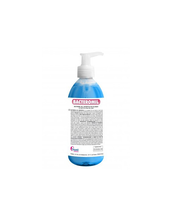 BOTE BACTEROMIL GEL ALCOHOLICO DESINFECTANTE 500 ML.
